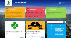 Desktop Screenshot of obec-ostravice.cz